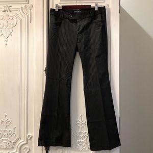 Banana Republic Charcoal Grey Pinstripe Pants